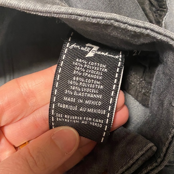 BNWT 7forallmankind (b)air mod rise skinny size 27 - Picture 5 of 6